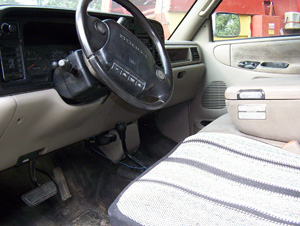 inside truck