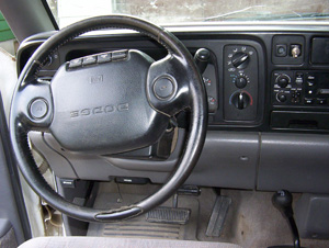 dash of truck